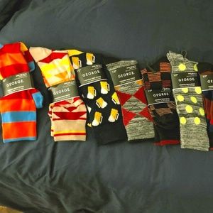 New With Tags - Size 6-12 Mens Dress Sock (GEORGE)